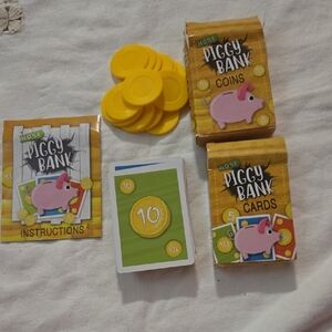 Hoyle Piggy Bank Card Game